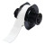 Brady B33 Series Clear with White Printable Zone Vinyl Labels, 1.5 in H x 1.5 in W, Clear/White (1 RL / RL)