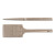 Pneumatic Scaling Chisels, 5/8 in x 5 in Power Chisel Bit, 1/2 in Hex (1 BIT / BIT)