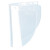 High Performance Faceshield Window, Clear, Wide View, 16-1/2 in W  x 8 in L (1 EA)