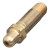 Western Enterprises Regulator Inlet Nipples, Hydrogen;Natrl Gas, 1/4"(NPT), 2 1/2",CGA350, HandTight (1 EA / EA)