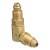 Western Enterprises Inert Arc Hose & Torch Adaptor, Brass, Elbow - 90°, Male/Male, RH to RH (1 EA / EA)