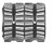 Timken 42376-90075 - Assembly; Standard Precision; Components 42376 (4) | 42587D (2) | X1S-42376 (2) | Y1S-42587 (1); 3-3/4" Bore; 5-7/8" Outside Diameter; 5-1/4" Assembly Width; 0.012" End Play; Quadruple Row of Rollers