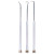 3-Piece Probe Sets, Knurled Handle, Heat-Treated High-Carbon Steel Tip (1 SET / SET)