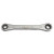 Apex 6 Point Laminated Double Box Ratcheting Wrenches, 10 mm/9 mm (1 EA / EA)