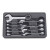 GEARWRENCH 10 Pc Combination Non-Ratcheting Wrench Sets, 12 Point, SAE (1 EA / EA)
