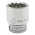 GEARWRENCH 3/4 in Drive Standard Sockets, 24 mm, 12 Points (1 EA / EA)