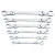 GEARWRENCH 6 Pc. Metric Ratcheting Flex Flare Nut Wrench Set (1 ST / ST)