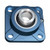 SKF F4B 106-FM F4BFM Series Standard-Duty 4-Bolt Flange Unit