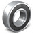 NSK R6VV Deep Groove Ball Bearing, 3/8 in Dia Bore, 7/8 in OD