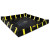 QuickBerm Spill Containment Berms, Black, 475 gal, 8 ft x 8 ft (1 EA)