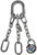 ACCO Chain Accoloy Standard Magnet Slings, 5/8 inc Chain, 47,000 lb Load (1 EA / EA)