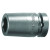 APEX 1/4" Dr. Standard Sockets, 08455, 1/4 in Drive, 5/16 in, 6 Points (1 EA / EA)