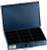12-Compartment Boxes, 13 5/16 in W x 9 3/4 in D x 2 in H, Gray (1 EA)