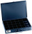21-Compartment Boxes, 13 5/16 in W x 9 3/4 in D x 2 in H, Gray (1 EA)