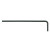 Long-Arm Hex Keys, 9/64 in, 4 in Long (25 EA / BOX)