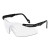 Magnum 3G Safety Eyewear, Clear Polycarb Anti-Scratch Lenses, Black Nylon Frame (1 EA)