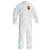 KleenGuard A45  Breathable Liquid & Particle Protection Elastic Wrist/Ankle Coveralls, White, XL, Fr Zipper (25 EA / CA)