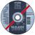 Pferd Depressed Center Grinding Wheel, 6 in Dia, 1/4 in Thick, 7/8 Arbor, 30 Grit (10 EA / BX)