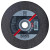 Pferd Depressed Center Cut-Off Wheel, 7 in Dia, 1/8 in Thick, 7/8 Arbor, 46 Grit, Alum (25 EA / BX)
