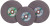 CGW Abrasives Cut-Off Wheel, Gas Saws, 12 in Dia, 5/32 in Thick, 1 in Arbor, 16 Grit, Silicon (20 BOX/BOX)
