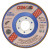 CGW Abrasives Depressed Center Wheel, 4 1/2 in Dia, 1/8 Thick, 7/8 Arbor, 60 Grit Alum. Oxide (25 EA/CA)