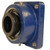 Timken QMFXP18J085SET - 4 Bolt Square Flange Block; 85MM Bore; 241MM Bolt Circle; 170.7MM Bolt Spacing; 1 Piece Solid; Eccentric Collar Mount; Cast Steel; Spherical Roller Bearing; 102.4MM Length Thru Bore; Relubricatable; Teflon Labyrinth Seal