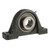 Hub City PB251DRW X 7/8 PILLOW BLOCK BALL BEARING ; 7/8" BORE 2 BOLT DUCTILE IRON HOUSING