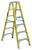 Louisville Ladder FM1100HD Series Rhino 375 Fiberglass Mechanic Step Ladder, 10 ft x 31 in (1 EA/REL)