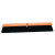 Magnolia Brush No. 7 Line Floor Brushes, 18 in, 3 in Trim L, Black Horsehair/Plastic (1 EA / EA)