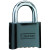 No. 178 Solid Brass Combination Padlocks, 5/16 in Diam., 1 in L X 1 in W, Brass (6 EA / BOX)