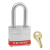 Steel Body Safety Padlocks, 9/32 in Diam., 1 1/2 in L X 5/8 in W, Red (6 EA / BOX)