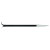 Ladyfoot Pry Bar, 3/4 in x 21 in Stock, Right Angle Chisel/Straight Tapered Point (1 EA)