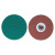 Merit Abrasives ZIRC Plus R801 PowerLock Cloth Discs-Type II, 1 in Dia., 50 Grit (1 EA/EA)