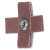 Merit Abrasives Cross Pads, Aluminum Oxide, 3 x 3 x 1, 60 Grit (1 EA / EA)