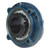 Timken QVCW19V307SN - 4 Bolt Round Flange Cartridge; 3-7/16" Bore; 8.6" Bolt Circle; 6.1" Bolt Spacing; 1 Piece Solid; V Lock Mount; Cast Steel; Spherical Roller Bearing; 3.69" Length Thru Bore; Relubricatable; Triple Lip Viton Seals