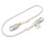 Titan II Positioning and Restraint Rope Lanyards, Lock Snap Hooks, 1 Leg, White (1 EA)