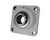 NSK SUCTF207-23 Normal Duty Solid Base Pillow Block Bearing Unit, 1-7/16 in Dia Bore, 4-Bolt Flange Mount