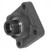 Hub City FB220UR X 3/4 FLANGE BLOCK BALL BEARING ; 3/4" BORE 4 BOLT CAST IRON HOUSING