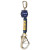Nano-Lok Self Retracting Lifeline, 6', Steel Rebar Hook Connect., w/Anchor Hook (1 EA)