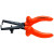 Insulated Wire Strippers, 6 1/2 in, 3 AWG, (1 EA)