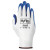 HyFlex NBR Gloves, 8, Blue/White (12 PR / DZ)
