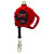 Rebel Self-Retracting Lifeline, 33 ft, Self-Locking Snap, 420 lb Capacity, 1 Leg (1 EA)