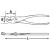 Combination Pliers, 5 13/16 in, Grip Handle (1 EA)