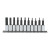 Proto 11 Piece Hex Bit Socket Sets, 1/4 in (1 SET / SET)
