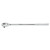 Classic Long Handle Pear Head Ratchet, 1/2 in Dr, 15 in L, Full Polish (1 EA)