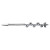 Irwin Hand Brace Solid Center Auger Bits, 1/2 in X 8 in (6 BIT / BOX)