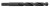 Heavy-Duty Steel Fractnl 3/8" Reduced Shank Jobber Length Drill Bit, 15/32",Bulk (6 BIT / CTN)