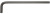 Long Arm Hex Keys, 7/64 in, 93 mm Long (5 EA / PK)