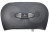 Two Roll Side-by-Side Covered Bathroom Tissue Dispensers, Plastic, Smoke (1 EA)