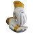 1871 Multi-Task Gloves, Boarhide/Goat/Ovis-Hide Leather, Small, White/Tan (1 PR / PR)